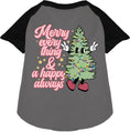 Load image into Gallery viewer, Merry Everything Pet Raglan Shirt