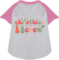 Load image into Gallery viewer, Cutesy Christmas Crew Pet Raglan Shirt