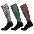 Load image into Gallery viewer, Equine Couture Ladies Tara Technical Padded Knee Hi Boot Socks - 3 Pack