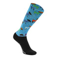 Load image into Gallery viewer, Equine Couture Children'S OTC Boot Socks- Rainy Day Ponies