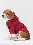 Load image into Gallery viewer, Tribeca adjustable velcro raincoat - Burgundy