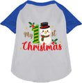 Load image into Gallery viewer, My 1st Christmas Pet Raglan Shirt