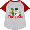 Load image into Gallery viewer, My 1st Christmas Pet Raglan Shirt