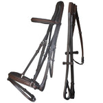 ExionPro Pressure Relief Crown Dressage Bridle with Web Reins