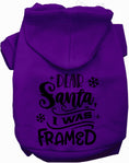 Load image into Gallery viewer, I was Framed Christmas Pet Hoodie