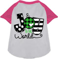 Load image into Gallery viewer, Joy to the World Pet Raglan Shirt