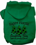 Load image into Gallery viewer, Farm Fresh Christmas Trees Pet Hoodie