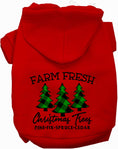 Load image into Gallery viewer, Farm Fresh Christmas Trees Pet Hoodie