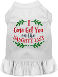 Load image into Gallery viewer, Can Get You on the List Christmas Pet Dress