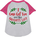 Load image into Gallery viewer, Can Get You on the List Pet Raglan Shirt