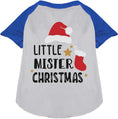 Load image into Gallery viewer, Little Mister Christmas Pet Raglan Shirt