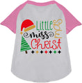 Load image into Gallery viewer, Little Miss Christmas Pet Raglan Shirt