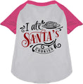 Load image into Gallery viewer, I Ate Santa's Cookies Pet Raglan Shirt