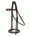 Load image into Gallery viewer, ExionPro Thin Noseband Padded Hunter Bridle with Reins