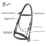 Replacement Noseband of ExionPro Thin Noseband Padded Hunter Bridle