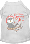 Load image into Gallery viewer, Owl I Want For Christmas Pet Shirt