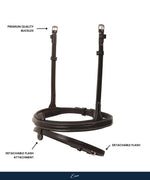 Replacement Noseband of ExionPro Detachable Flash New Thin Raised Bridle & Reins