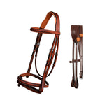 ExionPro Detachable Flash New Thin Raised Bridle & Reins