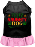Load image into Gallery viewer, Feliz Naughty Dog Christmas Pet Dress