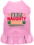 Load image into Gallery viewer, Feliz Naughty Dog Christmas Pet Dress