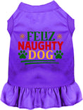 Load image into Gallery viewer, Feliz Naughty Dog Christmas Pet Dress