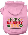 Load image into Gallery viewer, Feliz Naughty Dog Christmas Pet Hoodie