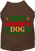 Load image into Gallery viewer, Feliz Naughty Dog Pet Shirt