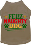 Load image into Gallery viewer, Feliz Naughty Dog Pet Shirt