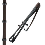 ExionPro Dressage Bridle: Mono Crown, Raised Browband, Anatomical Noseband, Detachable Flash & Web Reins