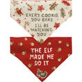 Load image into Gallery viewer, Christmas Reversible Dog Bandana "Elf" / "Cookie Bake" - Southlake Paws