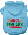 Load image into Gallery viewer, Happy Pawlidays Holiday Pet Hoodie
