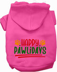 Load image into Gallery viewer, Happy Pawlidays Holiday Pet Hoodie