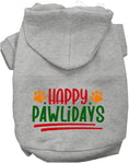 Load image into Gallery viewer, Happy Pawlidays Holiday Pet Hoodie