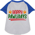 Load image into Gallery viewer, Happy Pawlidays Pet Raglan Shirt