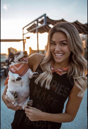 Puppies Make Me Happy Tank | Gift for Dog Moms