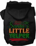 Load image into Gallery viewer, Santa's Little Yelper Christmas Pet Hoodie