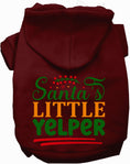 Load image into Gallery viewer, Santa's Little Yelper Christmas Pet Hoodie