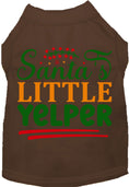 Load image into Gallery viewer, Santa's Little Yelper Pet Shirt
