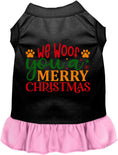 Load image into Gallery viewer, We Woof You a Merry Christmas Pet Dress