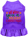 Load image into Gallery viewer, We Woof You a Merry Christmas Pet Dress