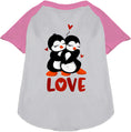 Load image into Gallery viewer, Penguin Love Pet Raglan Shirt