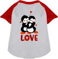 Load image into Gallery viewer, Penguin Love Pet Raglan Shirt