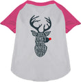 Load image into Gallery viewer, All Santa's Deer Pet Raglan Shirt