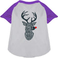 Load image into Gallery viewer, All Santa's Deer Pet Raglan Shirt