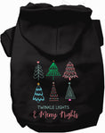 Load image into Gallery viewer, Twinkle Lights, Merry Nights Christmas Pet Hoodie