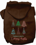 Load image into Gallery viewer, Twinkle Lights, Merry Nights Christmas Pet Hoodie