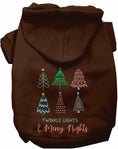 Load image into Gallery viewer, Twinkle Lights, Merry Nights Christmas Pet Hoodie