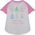 Load image into Gallery viewer, Twinkle Lights, Merry Nights Pet Raglan Shirt