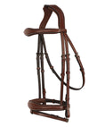 Load image into Gallery viewer, ExionPro Fancy Stitched Raised Anatomical Bridle with Rubber Reins
