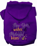 Load image into Gallery viewer, Midnight Kisses New Years Pet Hoodie